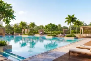 Infinity Swimming Pool at Haware One & Only Crown