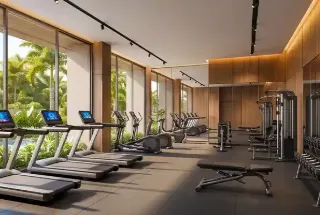 Fully Equipped Gymnasium at Haware One & Only Crown
