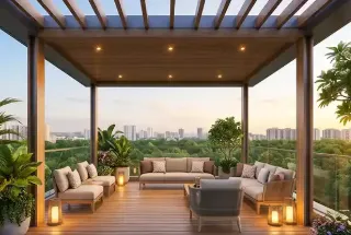 Rooftop Lounge at Haware One & Only Crown
